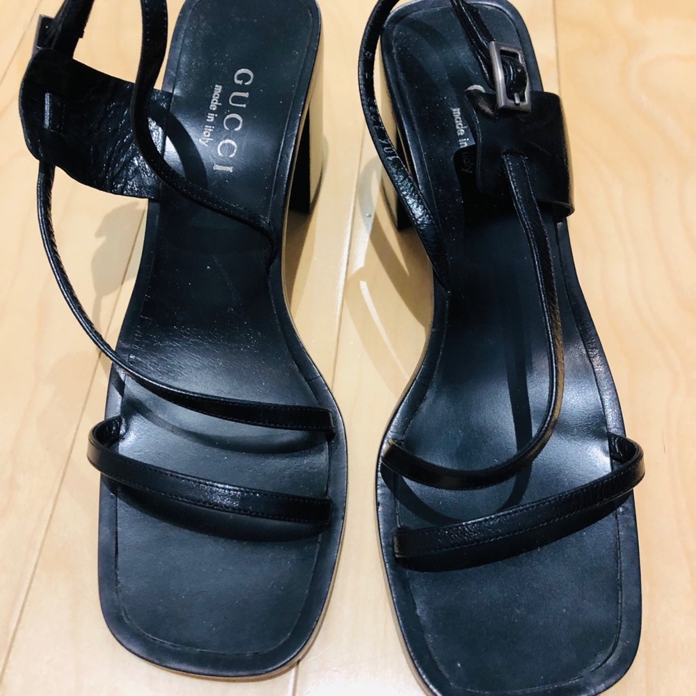 Gucci Block Heel Sandals